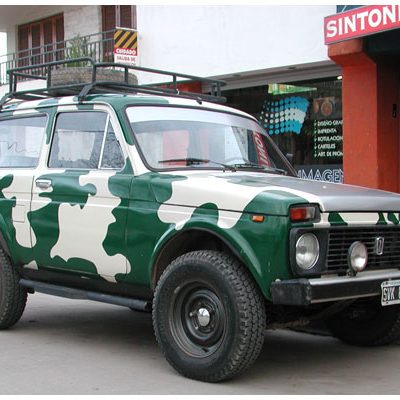 Rótulo decorativo - Lada Niva